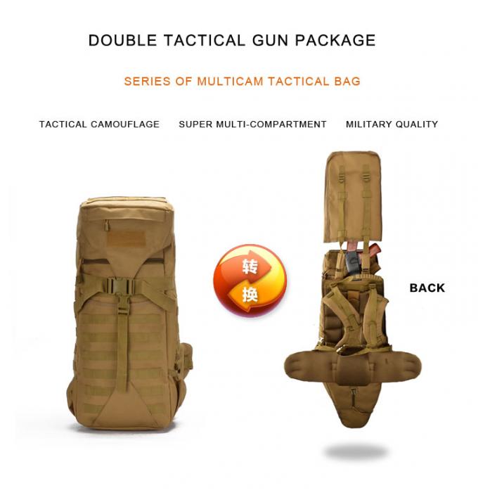 Caja de arma táctica del paquete táctico doble del arma que caza el bolso al aire libre del arma
